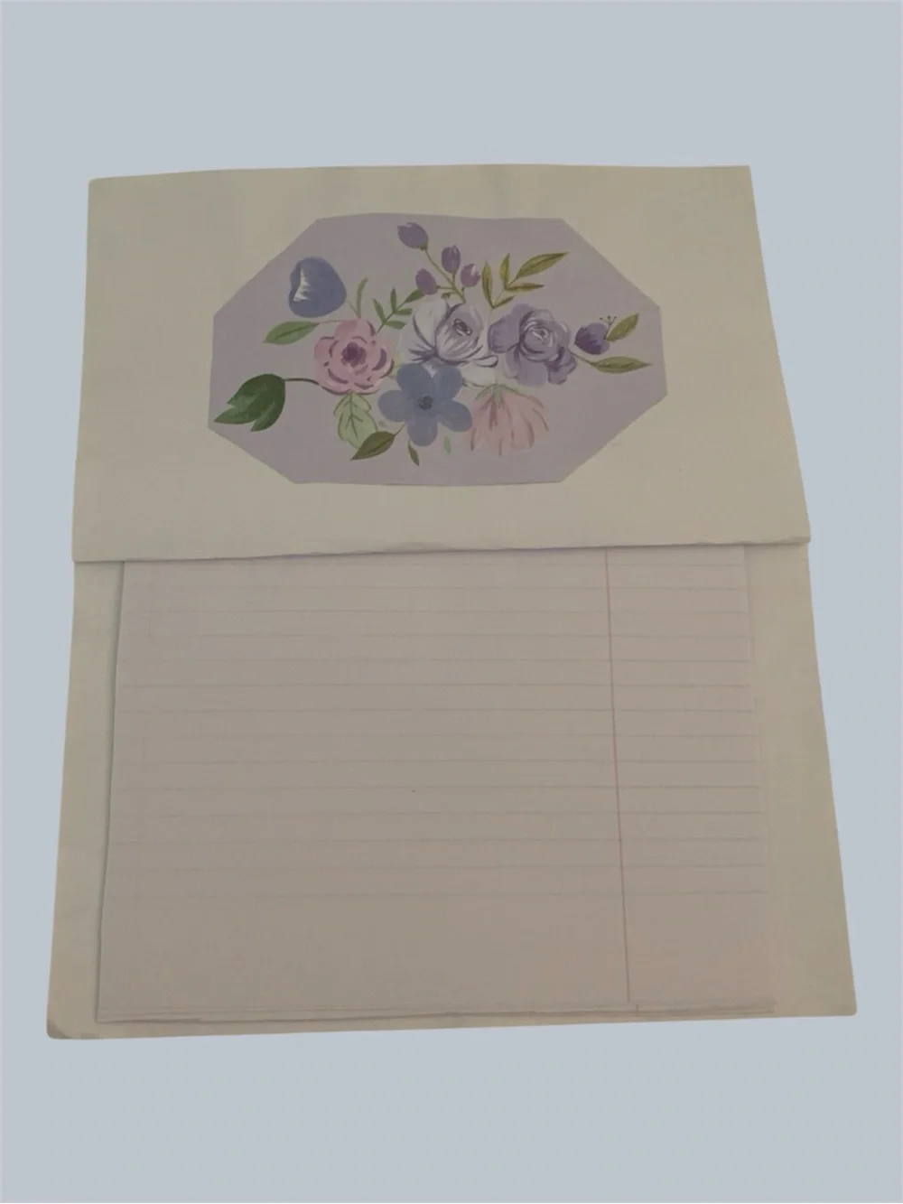 Cottagecore Watercolor Printed Bunny & Floral Handmade Notebook Journal 1 Set